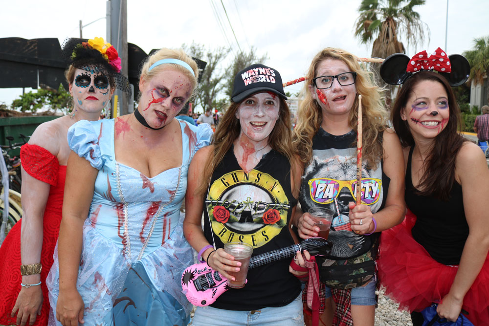 Zombie Bike Ride 2017 photo - Duval Street, Key West